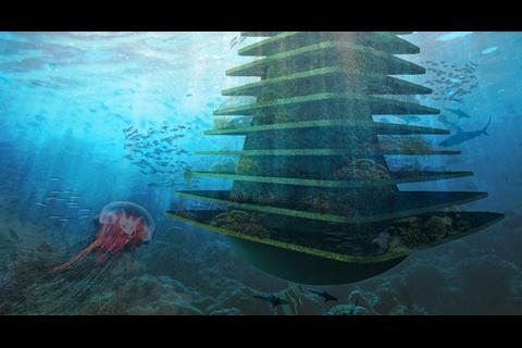 Sea Tree. Image: Architect Koen Olthuis - Waterstudio.NL